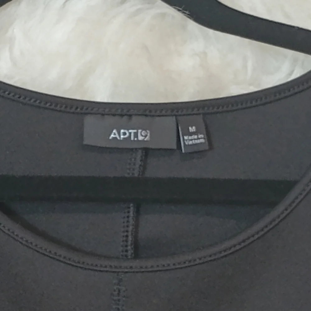 Apt.9 Black and White Striped Sleeveless A-line Dress Size M - Picture 8 of 8